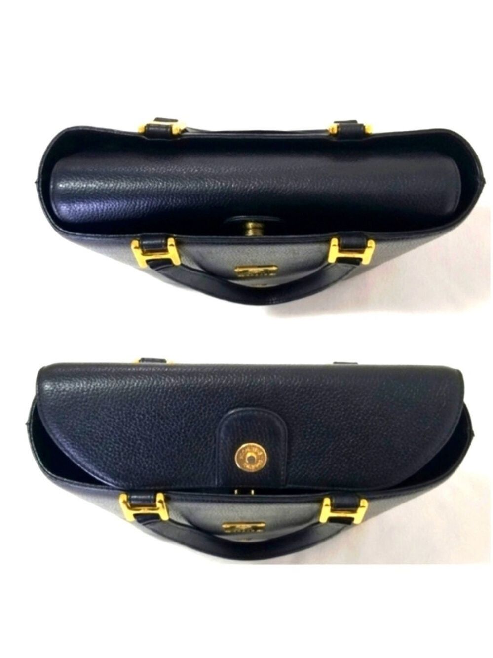 MCM Black Leather Flap Bag with COA - Picture 8 of 14